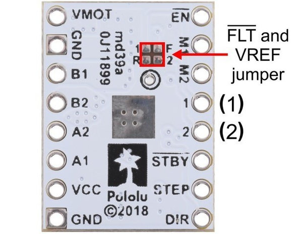 STSPIN220 Low-Voltage Stepper Motor Driver Carrier (Header Pins Soldered) Pololu 2877