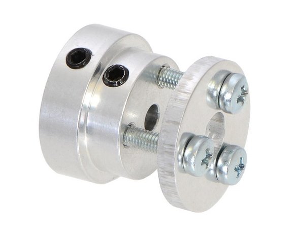 Aluminum Scooter Wheel Adapter for 4mm Shaft  Pololu 2672