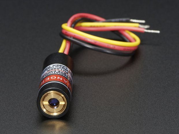 TTL Laser Diode - 5mW 650nm Red - 50KHz Max Adafruit 1056