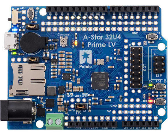 A-Star 32U4 Prime LV microSD with LCD Pololu 4009