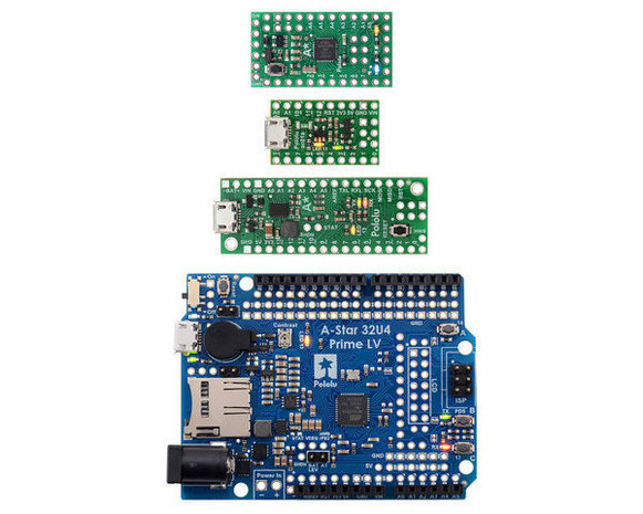 A-Star 32U4 Prime LV microSD with LCD Pololu 4009