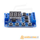 12V 24V Digital Trigger Cycle Timer Delay Switch Dual MOS Tube Control Module