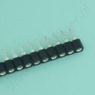 Header-female-40-pins-metaal
