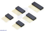 Stapelbare 2,54mm Vrouwelijke Header Set geschikt voor Arduino Shields Pololu-1035