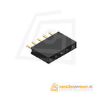 Header female 1x5 pitch 2.0mm 