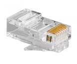 RJ45-Connector-CAT5e-8P8C-Stekker-Transparant-Netwerkplug-voor-UTP-Kabel