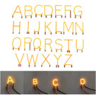 COB LED 3V Filament Letter Geel 3 x 3 cm FPC 2200K 1W Warm-wit
