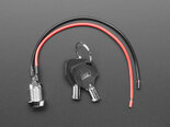 Adafruit On Off Round Key Lock 12 mm Diameter  Adafruit 5927