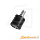 Rubber Vibratie isolator / trillings demper rubber M3  8mm