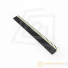 Header female 1x40 haaks Pitch 2.54