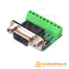 DB9 RS232 Female seriële naar terminal