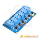 5VDC Relais board 6-kanaals 