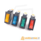 KCD3 Tuimelschakelaar SPST verlicht smal 250V