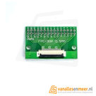 FPC/FFC flat cable PCB 30P met connector 