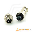 GX12-4 CONNECTOR, 4 PINS 