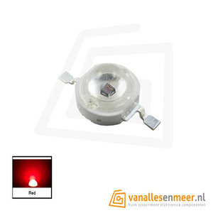 Power led 3W Rood