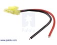 Mini Tamiya Plug with 10cm Leads, Female  Pololu 2178