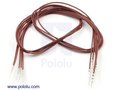 M-M 60cm Wires Pre-crimped Terminals 5-Piece  Pololu 