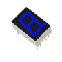 7 Segment 1 digits LED display Blauw CC 0.56 Inch