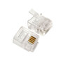 RJ11-connector Stekker 4pin RJ12 6P4C