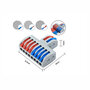 Lasklem - kabel Verbinding connector - duo - 2/8 polig - 32A -400V  Rood-Blauw  SPL-82