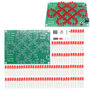 DIY-kit-Rode-Chinese-knoop-elektronisch-circuit-LED-lichtsets-voor-het-oefenen-en-leren-van-soldeervaardigheden