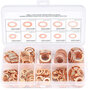 200stuks koperen sluitringen assortiment doos (M5, M6, M8, M10, M12, M14)
