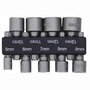 Bitdopset 9-delig – 5 t/m 13 mm – Korte Doppen – Hex Sockets – Schroefbit Set voor Accuschroevendraaiers & Boormach