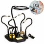 ZD-11M 3 derde hand met printplaat houder en LED vergrootlamp 5 dioptrie USB C - 4 Armen