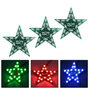 Bouwkit 5-Puntige Ster met 20 LED's DIY Kit in Rood, Groen of Blauw
