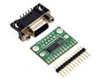 23201a Serial Adapter Partial Kit voor 3 tot 5,5V logica en DB9 seriële poort Pololu 127 