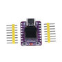 ESP32-C3 OLED Development Board met 0.42 Inch OLED Module WiFi Bluetooth – Type Paars
