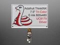Adafruit 6415 7.5 inch 800x480 Tri-Color eInk / ePaper Bare Display