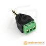Stereo Jack 3,5mm to 3pin Terminal Blok