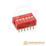 Dip switch 6-voudig 