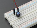 Mini Illuminated Momentary Pushbutton - Blue Power Symbol Adafruit 3105