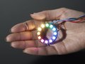  NeoPixel Ring - 12 x 5050 RGBW LEDs w/ Integrated Drivers - Cool White - ~6000K Adafruit 2853