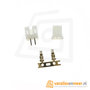 JST PH-2.0  2 pin  connector set recht