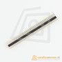 Header male 40 pins Pitch 1.27mm 