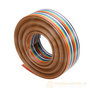 Bandkabel flat Ribbon cable 20-polig Rainbow 1.27mm 1m 
