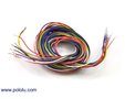 Wires Pre-crimped Terminals 50-Piece 10-Color  M-F 150cm Pololu 2004