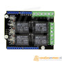 Relais shield 4 wissel contacten voor Arduino Leonardo en Uno
