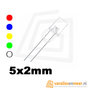 2x5x7mm led helder kleur