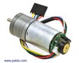 4.4:1 Metal Gearmotor 25Dx48L mm HP 6V with 48 CPR Encoder Pololu 2270