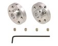 aluminium montagehub voor 6 mm as, # 4-40 gaten (2-pack) Pololu 1083