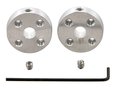 aluminium montagehub voor 5 mm as, # 4-40 gaten (2-pack) Pololu 1203