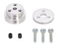 Aluminum Scooter Wheel Adapter for 4mm Shaft  Pololu 2672