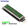 8-Digit LED Display Groen 7-segments, decimale punten, 61x14mm, 74HC595