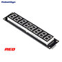 8-Digit LED Display Rood Tube 7-segments, decimale punten, 101x19mm, 74HC595